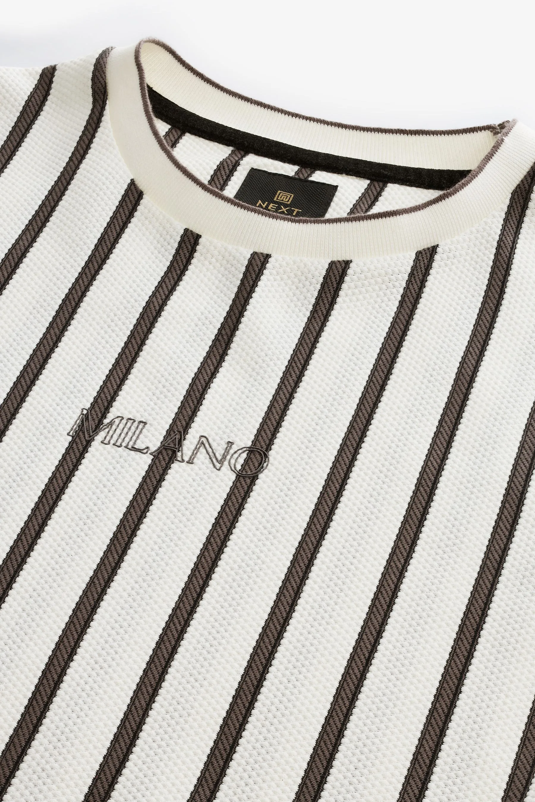 100% Cotton Vertical Stripe T-Shirt    
