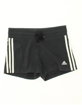 ADIDAS Womens Sport Shorts UK 10 Small Black