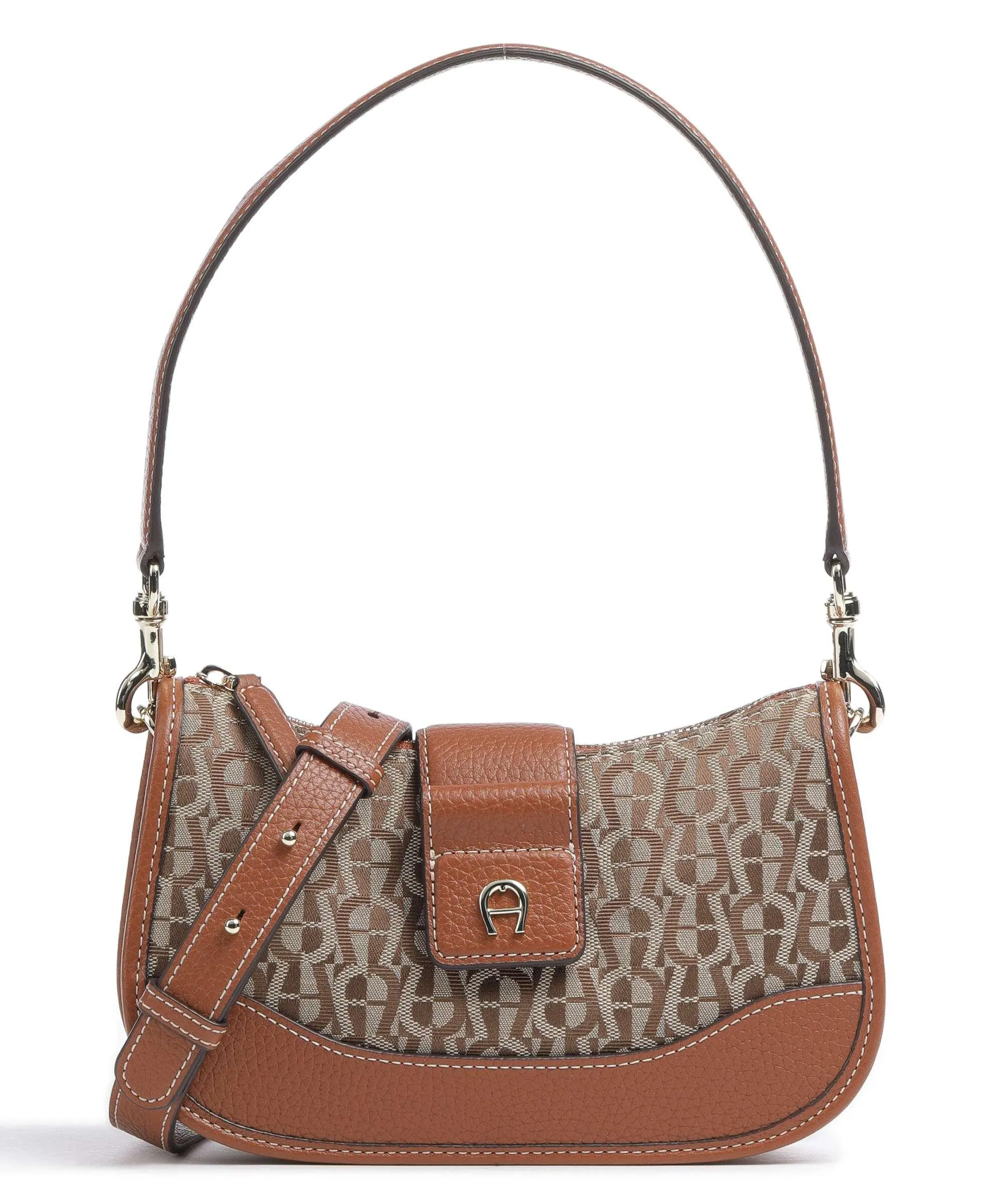  Aigner Emea S Borsa a spalla tissu marrone  