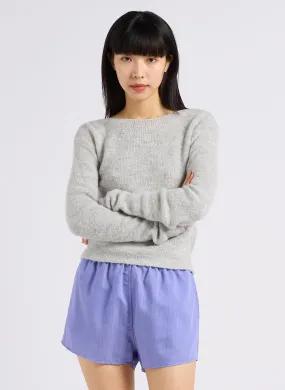 AMERICAN VINTAGE   EAST - Maglione con collo a barchetta | Grigio