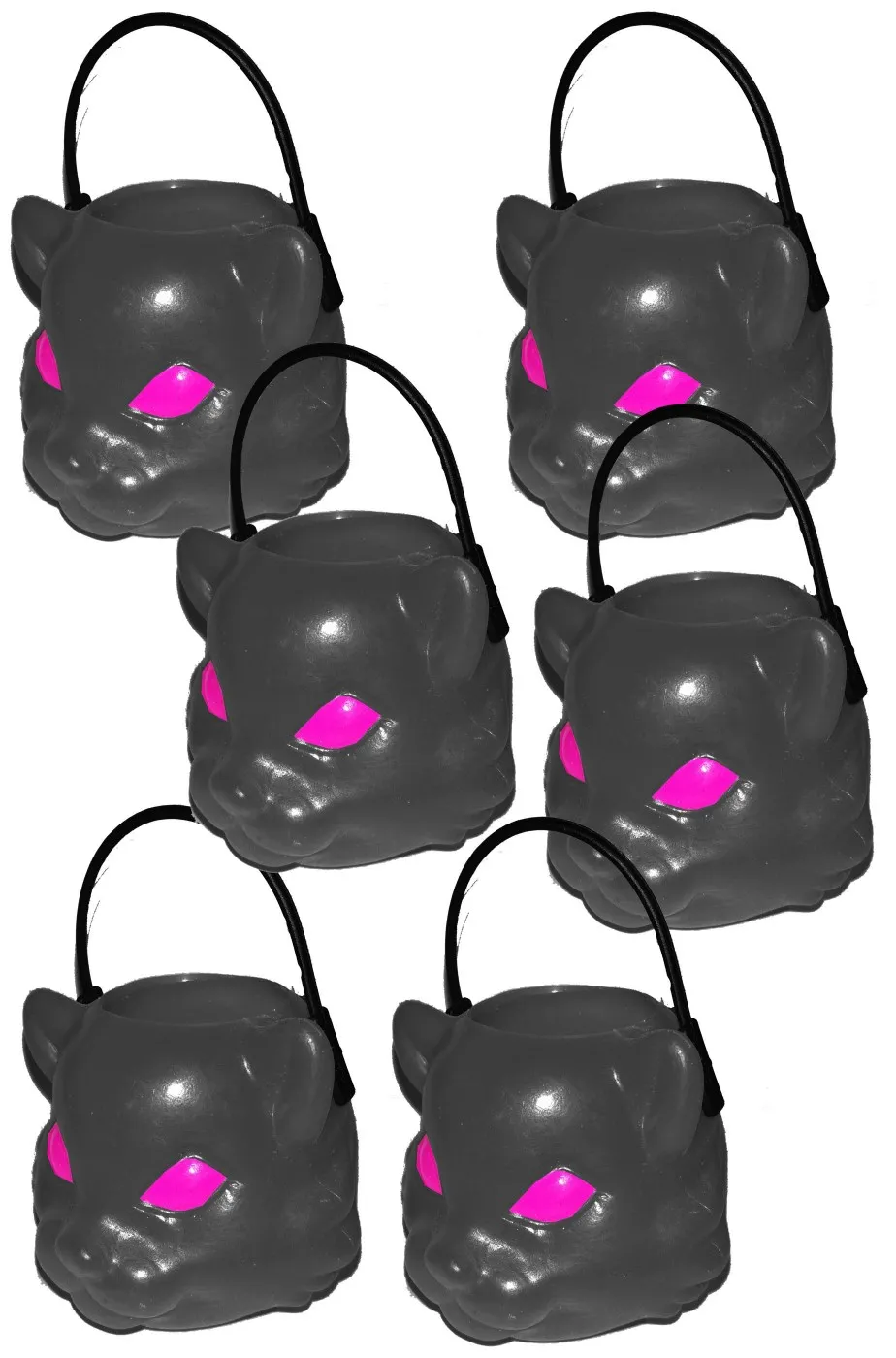 Coppetta Porta dolcetti segnaposto Halloween mini 4cm gatto nero