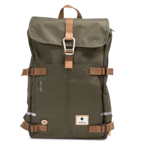  FAGUO   COMMUTER - Zaino in poliestere riciclato | Kaki
