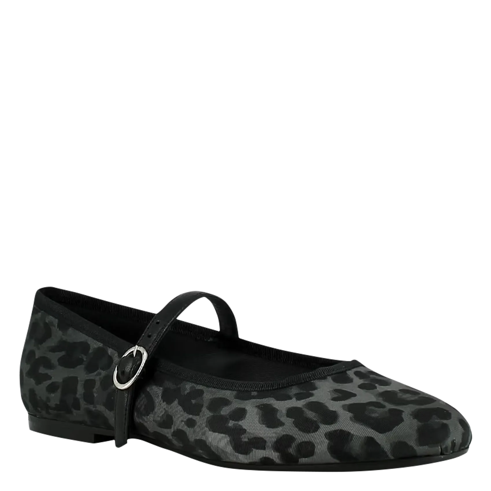  JONAK   DOUCEUR - Ballerine con cinturino in tessuto leopardato | Grigio