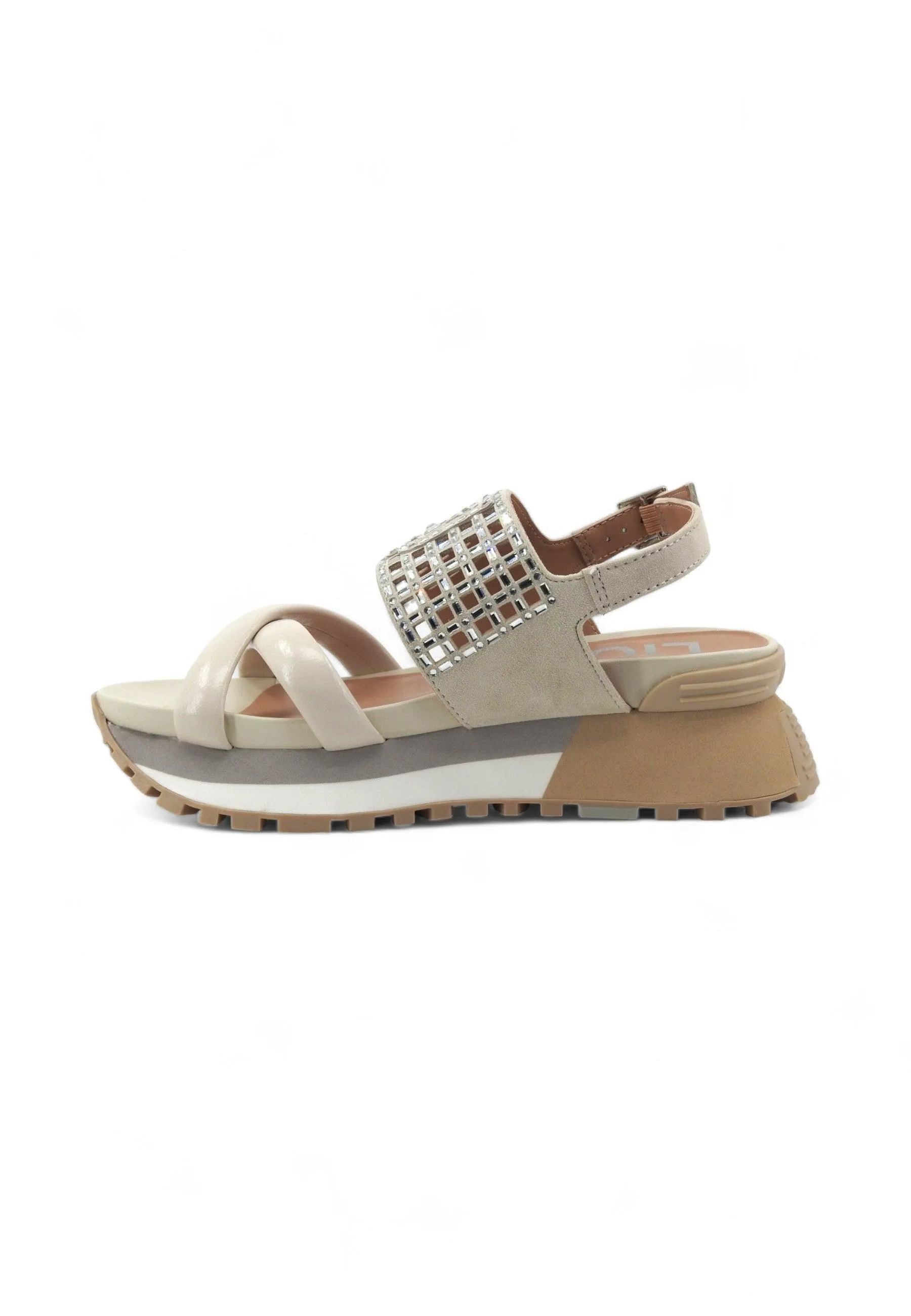 LIU JO Maxi Wonder 26 Sandalo Donna Butter Sand BA4117PX486