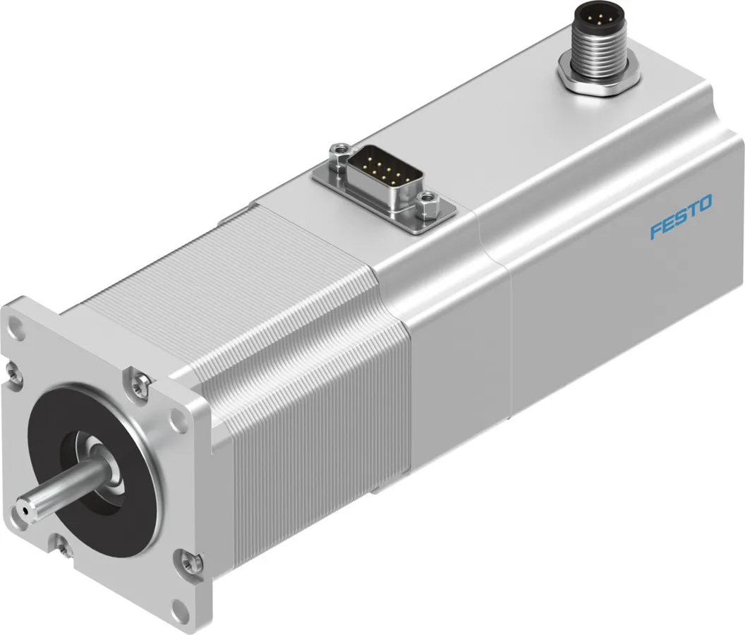 Motore passo passo Ibrido Festo, coppia 1.4Nm, ang. 1.8°, 48 V,Ø asta 6.35mm