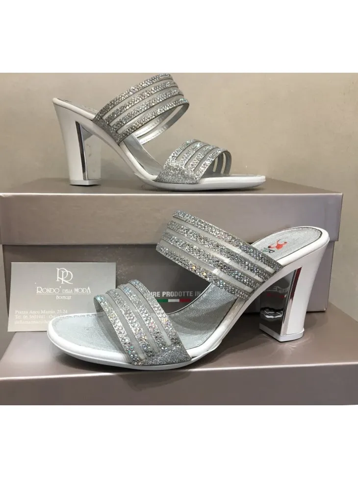 SANDALO GIOIELLO 2FASCE STRASS