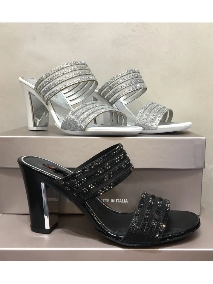 SANDALO GIOIELLO 2FASCE STRASS
