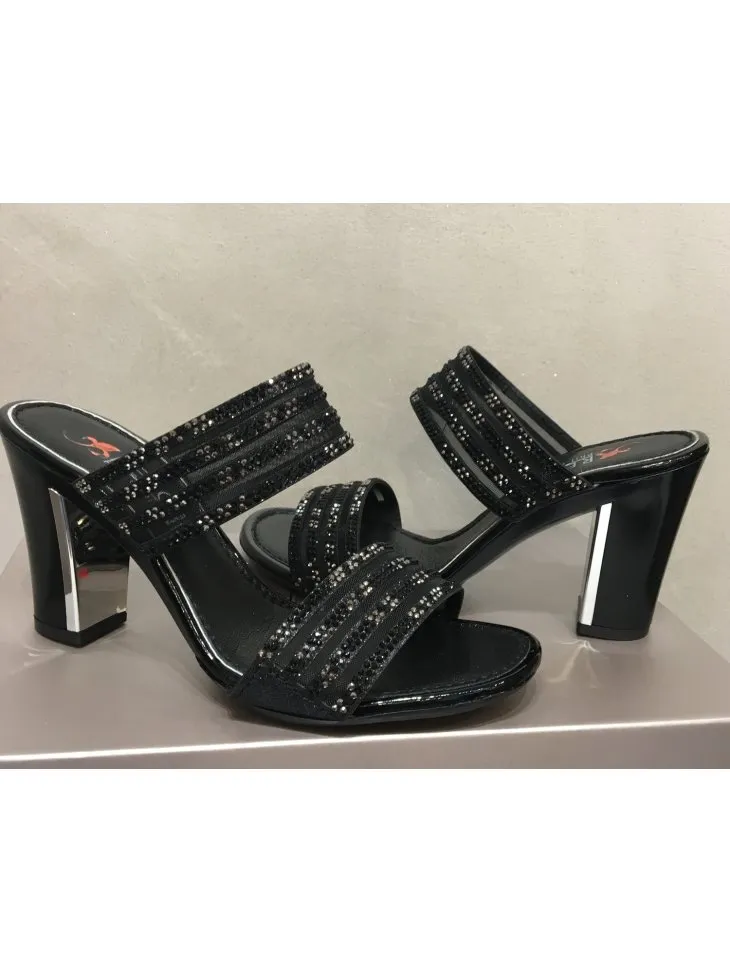 SANDALO GIOIELLO 2FASCE STRASS