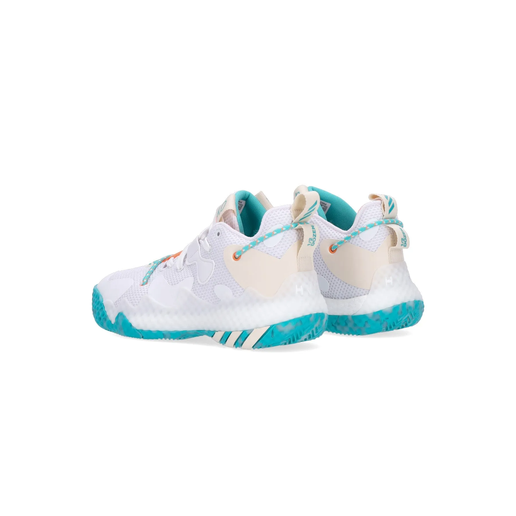 Scarpa Basket Uomo Harden Vol. 6 Cloud White/ecru Tint/beam Orange