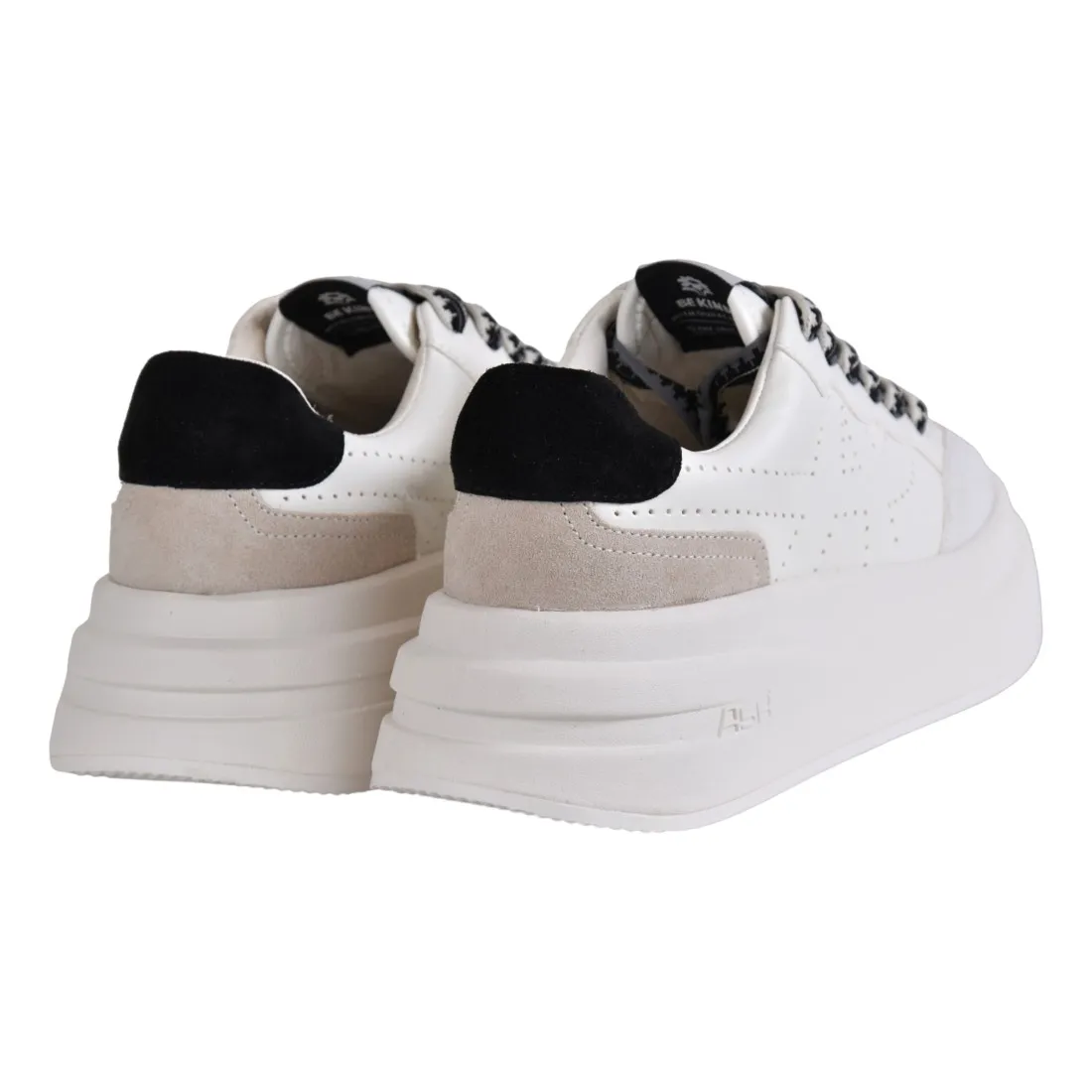 SNEAKERS IN PELLE ASH IMPULSBIS01 WHITE