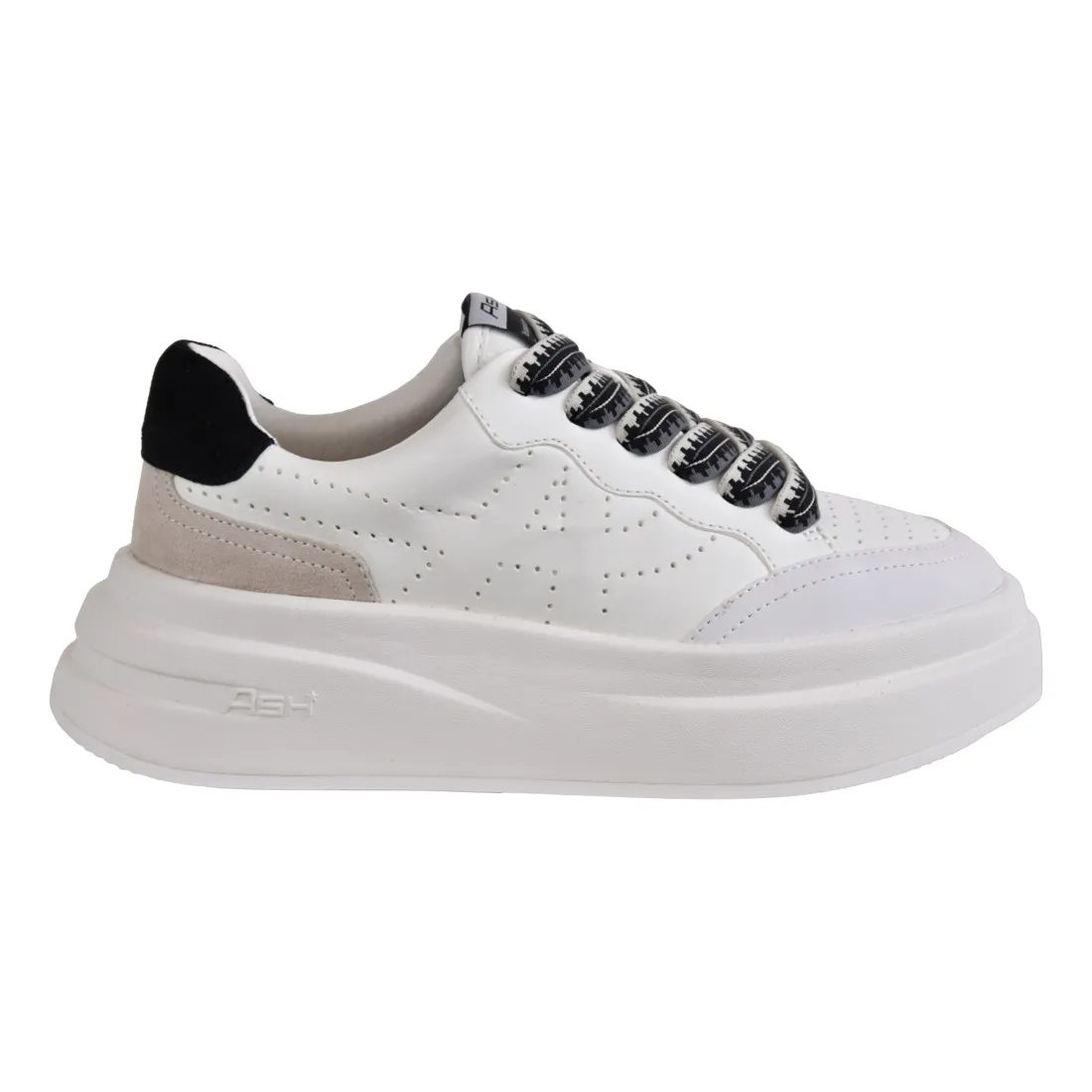 SNEAKERS IN PELLE ASH IMPULSBIS01 WHITE