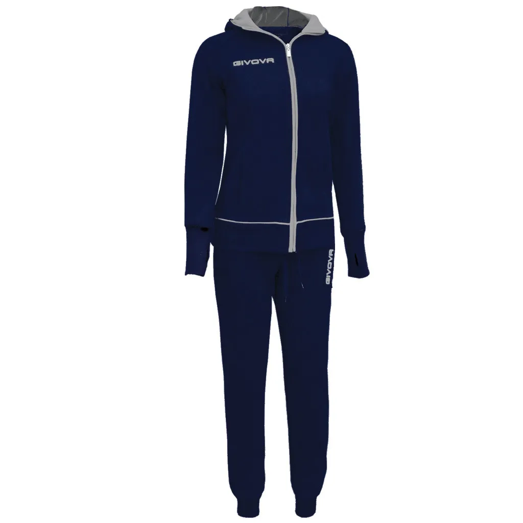 Tuta in Felpa Donna KING STAR Tute Givova Personalizzabile Con Loghi e Sponsor PS 40577