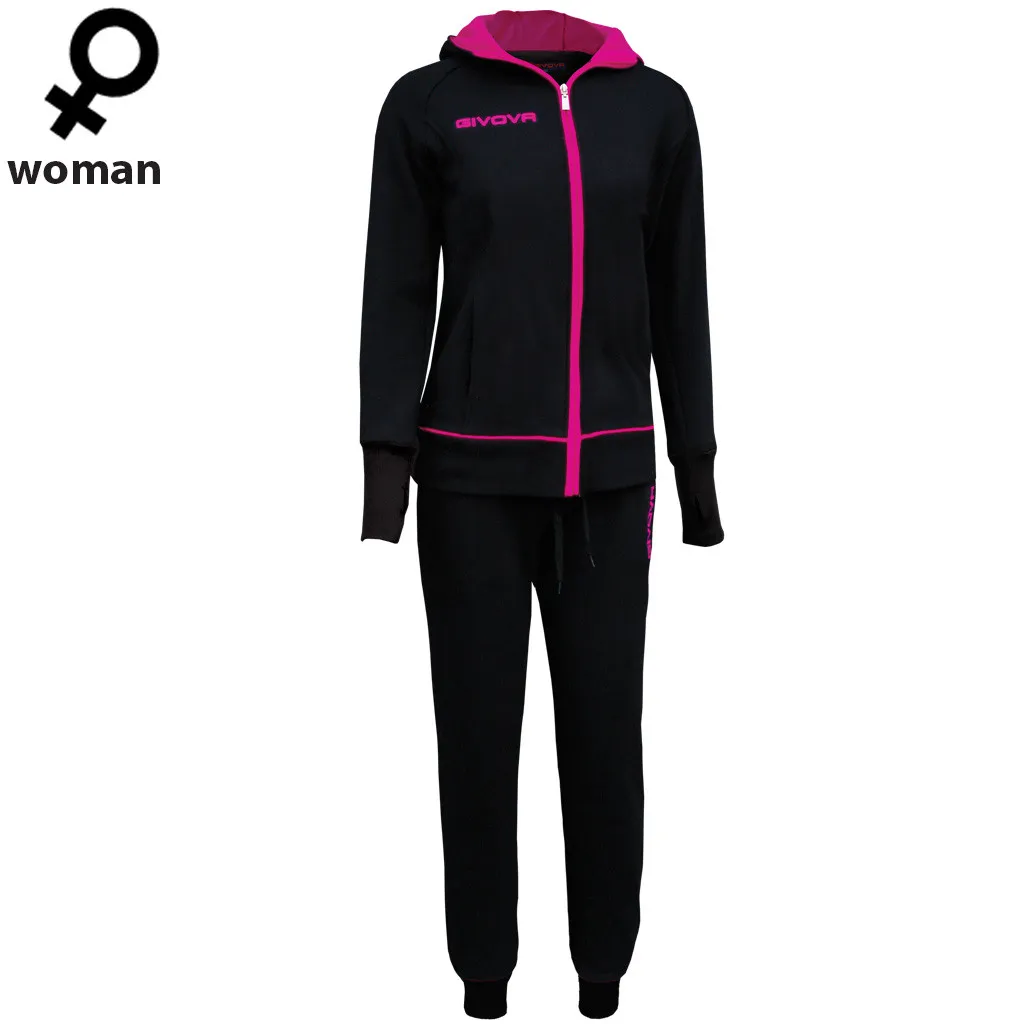 Tuta in Felpa Donna KING STAR Tute Givova Personalizzabile Con Loghi e Sponsor PS 40577