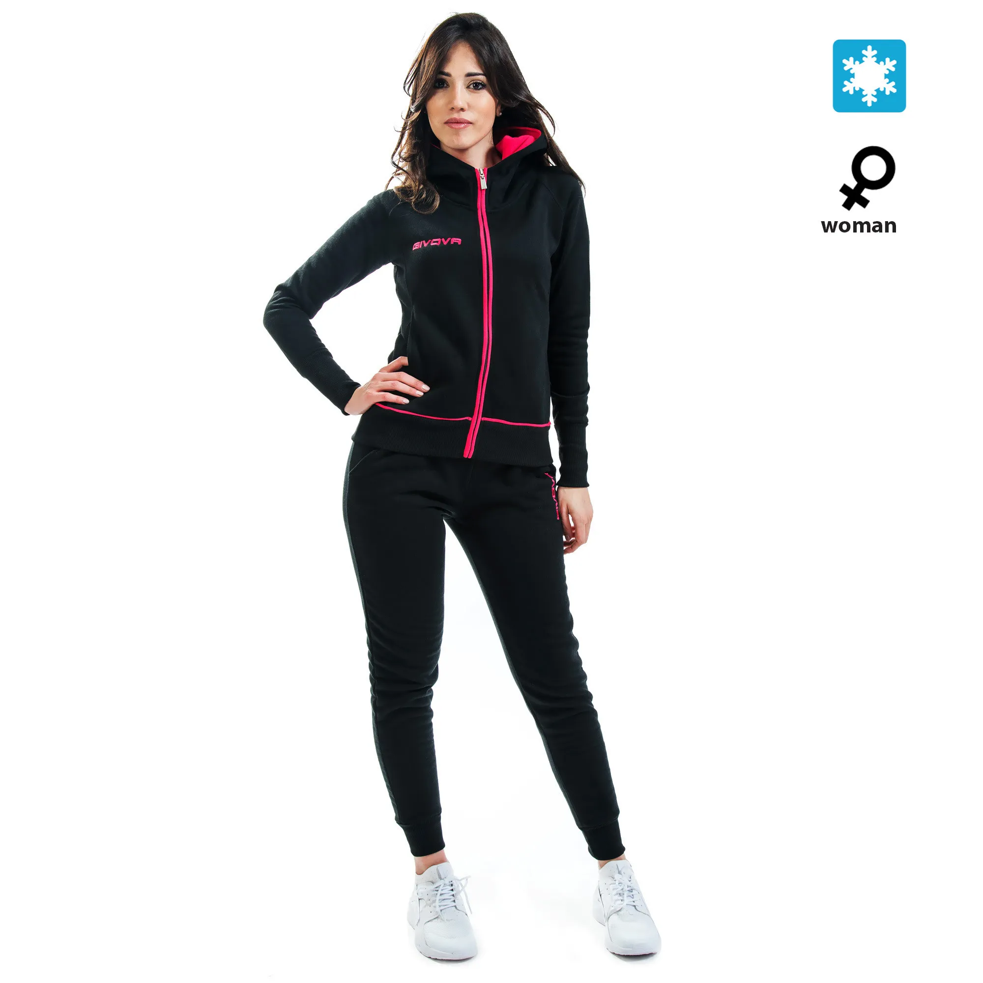 Tuta in Felpa Donna KING STAR Tute Givova Personalizzabile Con Loghi e Sponsor PS 40577